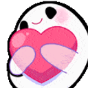 Heartghost emoji