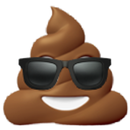 Cool Poop emoji