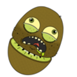 Zombie Kiwi emoji