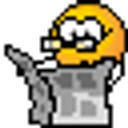 Read Newspaper emoji
