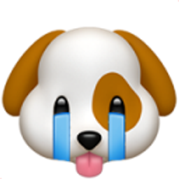 Dog Cry emoji