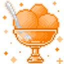 Orange Sherbet emoji