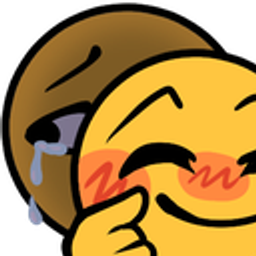 Blush Hug Tear emoji