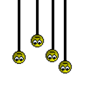 Hanging emoji