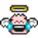 Joyful Angel emoji