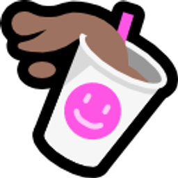 Chocolate Shake emoji