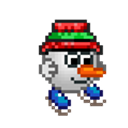Ice Skating Snowman emoji