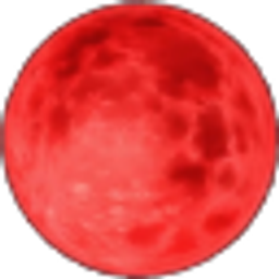 Red Moon emoji