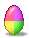 Quadrant Painted Egg emoji