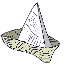 Newspaper Hat emoji