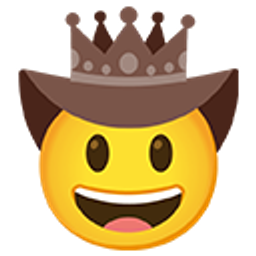 Cowboy King emoji