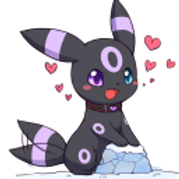 Cute Umbreon emoji