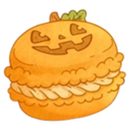 Macaroonpumpkin emoji