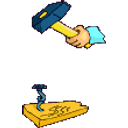 Hammer On The Nail emoji