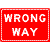 Wrong Way emoji
