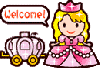 Princess Welcome emoji