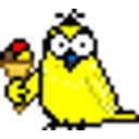 Ice Cream Bird emoji