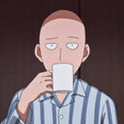 One Punch Man Coffee Sip emoji