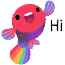 Guppy Hi emoji