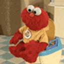Elmo Toilet Pooping Dance emoji