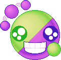 Green X Purple Emoji emoji