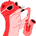 Otter Sax Overload emoji