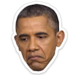 Sad Obama emoji