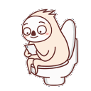 Slothpoop emoji