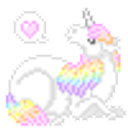 Unicorn Love emoji