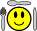 Plate Smiley emoji