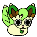 Leafeon Hyper emoji