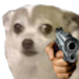 Dog Nervous Gun emoji