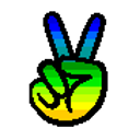 Peace Raindbow emoji