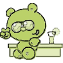 Bear Chilling emoji