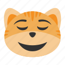Relievedcat emoji