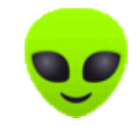 Hello Alien emoji