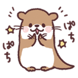 Otter Clap emoji