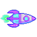 Purplerocket emoji