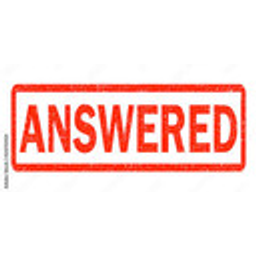 Answered emoji