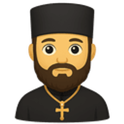 Orthodox Priest emoji