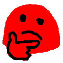 Blub Rainbowthink emoji