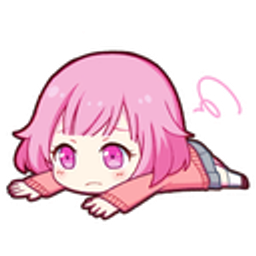 Anime Girl Pout Lay emoji