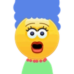 Marge Shocked emoji
