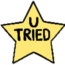 U Tried emoji