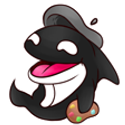 Orca Artist emoji