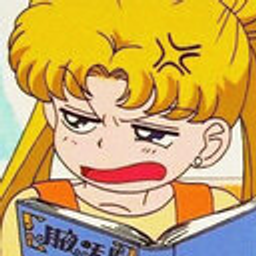 Sailor Moon Grumpy emoji