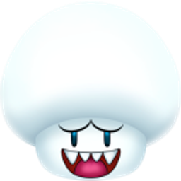 Mushroom Boo emoji