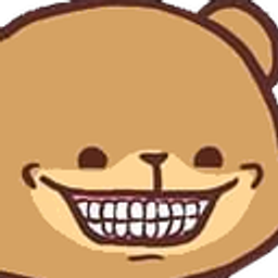 Bear Grin Teeth emoji