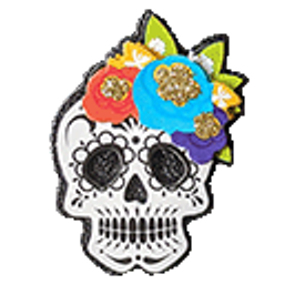 Calavera Skull Flowers emoji