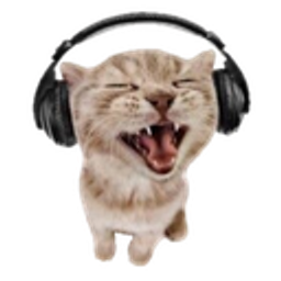 Silly Music Cat emoji